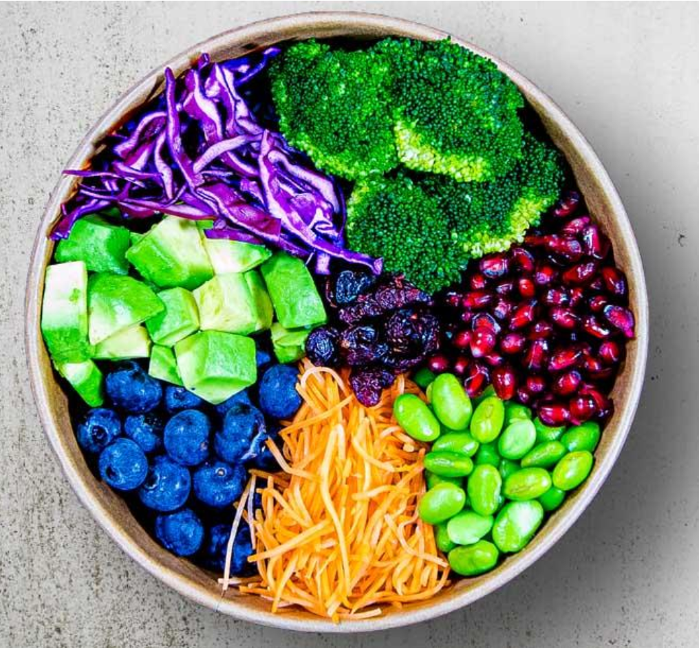 Superfood Bowl mit frischen Zutaten
